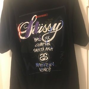 Black stussy shirt